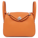 エルメス HERMES リンディ ミニ 2 20 オレンジ トリヨンクレマンス ショルダーバッグ シルバー金具 新品 未使用