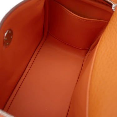 エルメス HERMES リンディ ミニ 2 20 オレンジ トリヨンクレマンス ショルダーバッグ シルバー金具 新品 未使用