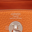 エルメス HERMES リンディ ミニ 2 20 オレンジ トリヨンクレマンス ショルダーバッグ シルバー金具 新品 未使用