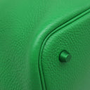 エルメス HERMES ピコタンロックMM モノクローム バンブー トリヨンクレマンス ハンドバッグ 緑 グリーン金具