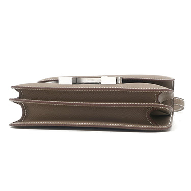 エルメス HERMES コンスタンス ミニ 3 ミロワール エトゥープ ヴォーエプソン ショルダーバッグ シルバー金具 新品 未使用 グレージュ