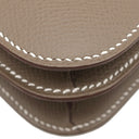 エルメス HERMES コンスタンス ミニ 3 ミロワール エトゥープ ヴォーエプソン ショルダーバッグ シルバー金具 新品 未使用 グレージュ