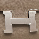 エルメス HERMES コンスタンス ミニ 3 ミロワール エトゥープ ヴォーエプソン ショルダーバッグ シルバー金具 新品 未使用 グレージュ