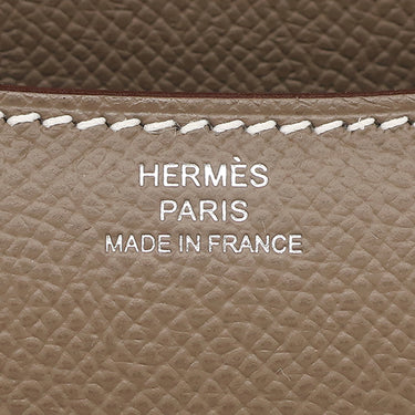 エルメス HERMES コンスタンス ミニ 3 ミロワール エトゥープ ヴォーエプソン ショルダーバッグ シルバー金具 新品 未使用 グレージュ