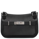 エルメス HERMES ジプシエール ミニ ブラック エバーカラー ショルダーバッグ シルバー金具 黒