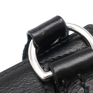 エルメス HERMES ジプシエール ミニ ブラック エバーカラー ショルダーバッグ シルバー金具 黒