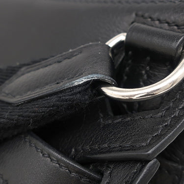 エルメス HERMES ジプシエール ミニ ブラック エバーカラー ショルダーバッグ シルバー金具 黒