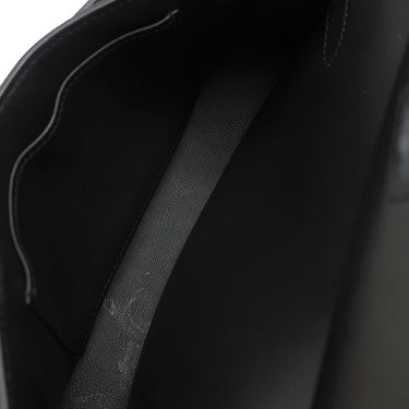 エルメス HERMES ジプシエール ミニ ブラック エバーカラー ショルダーバッグ シルバー金具 黒