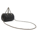 シャネル CHANEL マトラッセ ミニボストンバッグ AP4474 B10583 ブラック カーフ キャビアスキン 2WAYバッグ シャンパンゴールド金具 新品 未使用 黒 チェーンショルダー