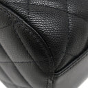 シャネル CHANEL マトラッセ ミニボストンバッグ AP4474 B10583 ブラック カーフ キャビアスキン 2WAYバッグ シャンパンゴールド金具 新品 未使用 黒 チェーンショルダー