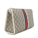 グッチ GUCCI オフィディア GG 598234 ベージュ×ホワイト GGスプリームキャンバス ポーチ ゴールド金具 クラッチバッグ セカンドバッグ