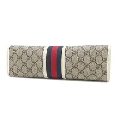 グッチ GUCCI オフィディア GG 598234 ベージュ×ホワイト GGスプリームキャンバス ポーチ ゴールド金具 クラッチバッグ セカンドバッグ
