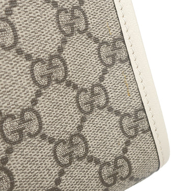 グッチ GUCCI オフィディア GG 598234 ベージュ×ホワイト GGスプリームキャンバス ポーチ ゴールド金具 クラッチバッグ セカンドバッグ