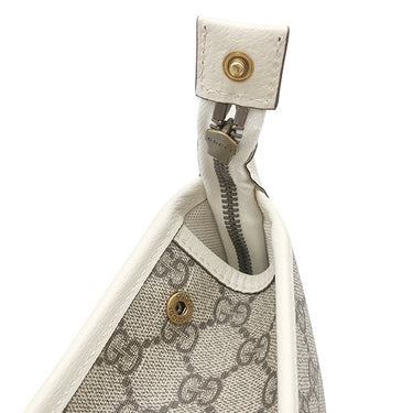 グッチ GUCCI オフィディア GG 598234 ベージュ×ホワイト GGスプリームキャンバス ポーチ ゴールド金具 クラッチバッグ セカンドバッグ