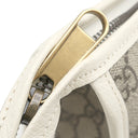 グッチ GUCCI オフィディア GG 598234 ベージュ×ホワイト GGスプリームキャンバス ポーチ ゴールド金具 クラッチバッグ セカンドバッグ