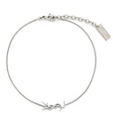 サンローラン SAINT LAURENT YSL ロゴ シルバー メタル ブレスレット チェーンブレス