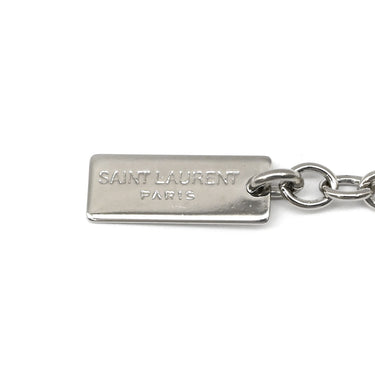 サンローラン SAINT LAURENT YSL ロゴ シルバー メタル ブレスレット チェーンブレス