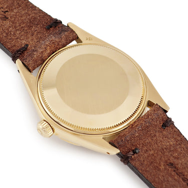 腕時計 ロレックス ROLEX オイスターパーペチュアル デイト 1504/8 自動巻き メンズ 25番台 K18YG無垢 ヴィンテージ モローベゼル