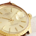 腕時計 ロレックス ROLEX オイスターパーペチュアル デイト 1504/8 自動巻き メンズ 25番台 K18YG無垢 ヴィンテージ モローベゼル