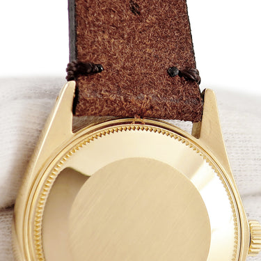 腕時計 ロレックス ROLEX オイスターパーペチュアル デイト 1504/8 自動巻き メンズ 25番台 K18YG無垢 ヴィンテージ モローベゼル