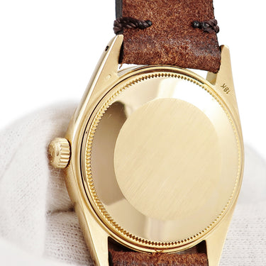 腕時計 ロレックス ROLEX オイスターパーペチュアル デイト 1504/8 自動巻き メンズ 25番台 K18YG無垢 ヴィンテージ モローベゼル