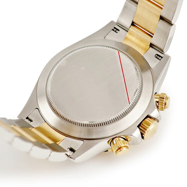 腕時計 ロレックス ROLEX コスモグラフ デイトナ 116523 ランダム番 自動巻き メンズ ランダム番 K18YG×SS コンビ クロノ 白×黒 パンダ文字盤