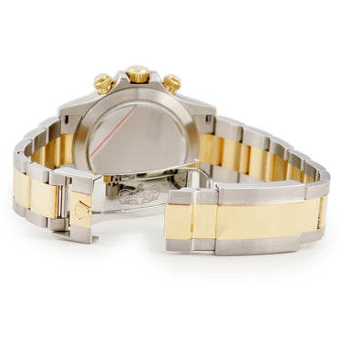 腕時計 ロレックス ROLEX コスモグラフ デイトナ 116523 ランダム番 自動巻き メンズ ランダム番 K18YG×SS コンビ クロノ 白×黒 パンダ文字盤