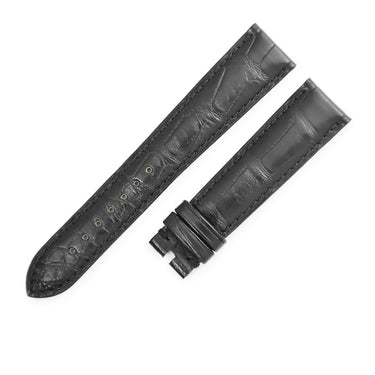 オメガ OMEGA 純正 クロコバンド 97221073 ブラック クロコダイル 腕時計パーツ 未使用 ベルト 替え 19mm ブラック 黒 ワニ 革 予備 ブレスレット