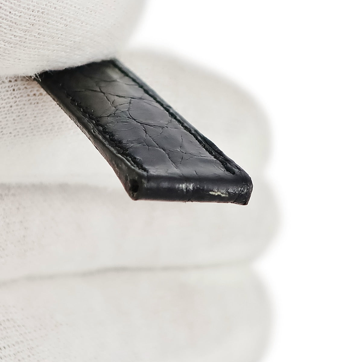 カルティエ Cartier 純正 クロコバンド ブラック クロコダイル 腕時計