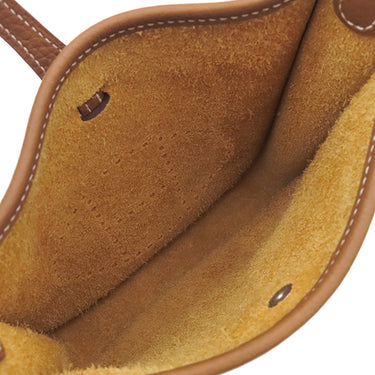 エルメス HERMES エヴリンTPM ロング アマゾン ジグザグ ゴールド トリヨンクレマンス ショルダーバッグ シルバー金具 新品 未使用 茶