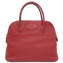 エルメス HERMES ボリード31 ルビー トリヨンクレマンス 2WAYバッグ シルバー金具 赤 ショルダー