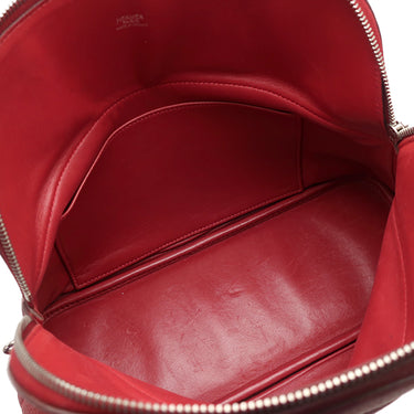 エルメス HERMES ボリード31 ルビー トリヨンクレマンス 2WAYバッグ シルバー金具 赤 ショルダー