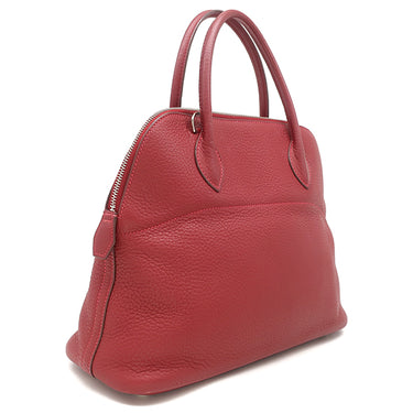 エルメス HERMES ボリード31 ルビー トリヨンクレマンス 2WAYバッグ シルバー金具 赤 ショルダー
