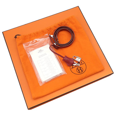 エルメス HERMES ボリード31 ルビー トリヨンクレマンス 2WAYバッグ シルバー金具 赤 ショルダー