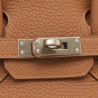 エルメス HERMES バーキン25 オフィサー ゴールド×ジョーヌアンブレ トゴ ヴォースイフト ハンドバッグ シルバー金具