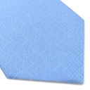 エルメス HERMES ファソネ H 7cm ブルーシエル シルク ネクタイ 水色 H織り ジャガード