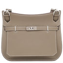 エルメス HERMES ジプシエール28 エトゥープ トリヨンクレマンス ショルダーバッグ シルバー金具 グレージュ