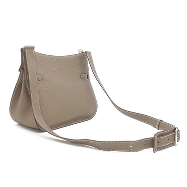 エルメス HERMES ジプシエール28 エトゥープ トリヨンクレマンス ショルダーバッグ シルバー金具 グレージュ