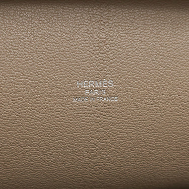 エルメス HERMES ジプシエール28 エトゥープ トリヨンクレマンス ショルダーバッグ シルバー金具 グレージュ