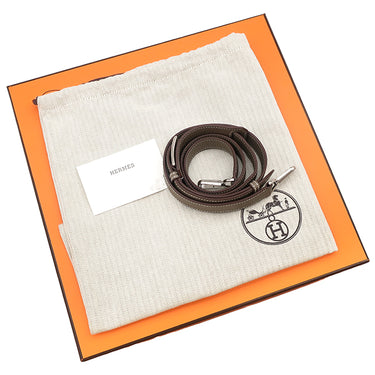 エルメス HERMES ジプシエール28 エトゥープ トリヨンクレマンス ショルダーバッグ シルバー金具 グレージュ