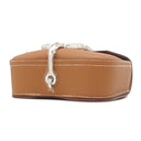 エルメス HERMES デッラ カヴァッレリア ミニ ゴールド ヴォーエプソン ショルダーバッグ シルバー金具 茶