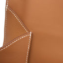 エルメス HERMES デッラ カヴァッレリア ミニ ゴールド ヴォーエプソン ショルダーバッグ シルバー金具 茶