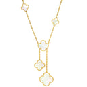 ヴァンクリーフアーペル Van Cleef & Arpels マジック アルハンブラ 6チーフ VCARD79100 パールホワイトXイエローゴールド K18YG マザーオブパール ネックレス 18K 750AU シェル