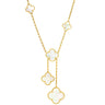 ヴァンクリーフアーペル Van Cleef & Arpels マジック アルハンブラ 6チーフ VCARD79100 パールホワイトXイエローゴールド K18YG マザーオブパール ネックレス 18K 750AU シェル