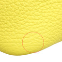 エルメス HERMES ピコタンロック PM ライム トリヨンクレマンス ハンドバッグ シルバー金具 黄色 鍵・カデナ欠品