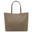 トッズ TODS レザー ショッピング バッグ ミディアム XBMMDNA7300UBL9O73 ベージュ カーフ トートバッグ シルバー金具 ハンドバッグ