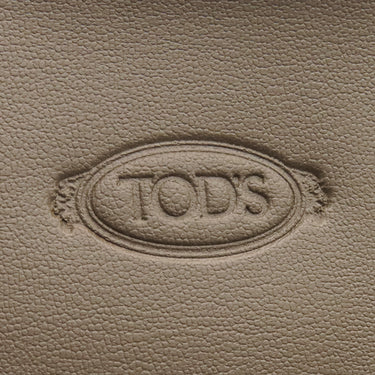 トッズ TODS レザー ショッピング バッグ ミディアム XBMMDNA7300UBL9O73 ベージュ カーフ トートバッグ シルバー金具 ハンドバッグ