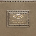 トッズ TODS レザー ショッピング バッグ ミディアム XBMMDNA7300UBL9O73 ベージュ カーフ トートバッグ シルバー金具 ハンドバッグ