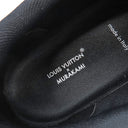 ルイヴィトン LOUIS VUITTON LV × TM LV トレイナー ブラック×マルチカラー レザー #5 スニーカー 新品 未使用 黒 村上隆