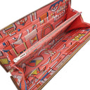 エルメス HERMES アザップロング シルクイン トフィ ヴォーエプソン 長財布 シルバー金具 茶 ラウンドファスナー